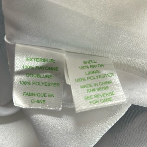 Lilly Pulitzer Women's Resort White Tipsy Tusk Sleeveless Dress l XL extra large - Picture 4 of 9